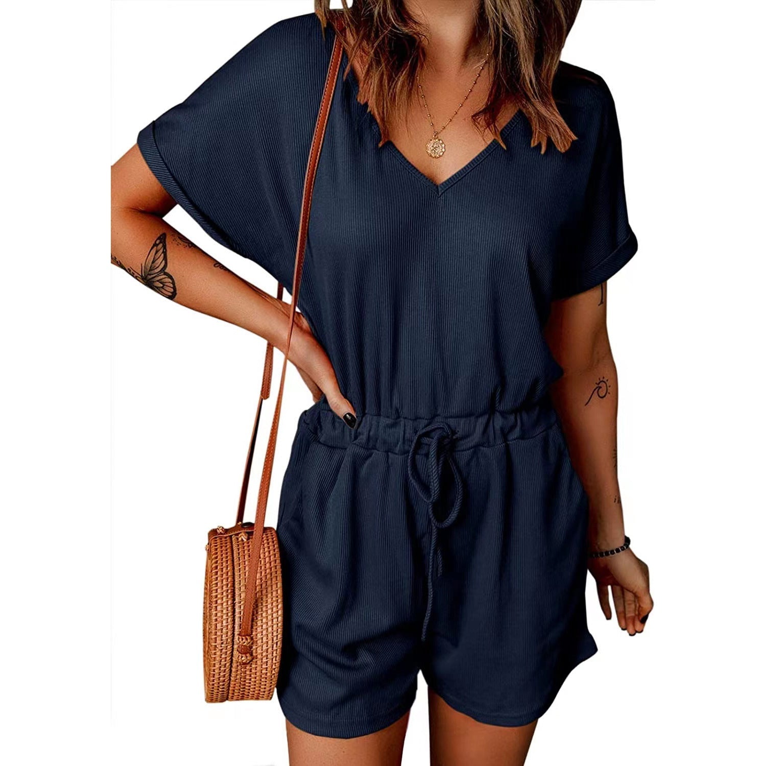 The Ribbed Abby Romper-