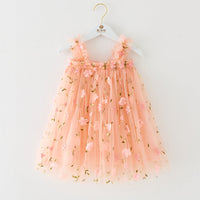 Butterfly & Flower Tulle Twirl Dress