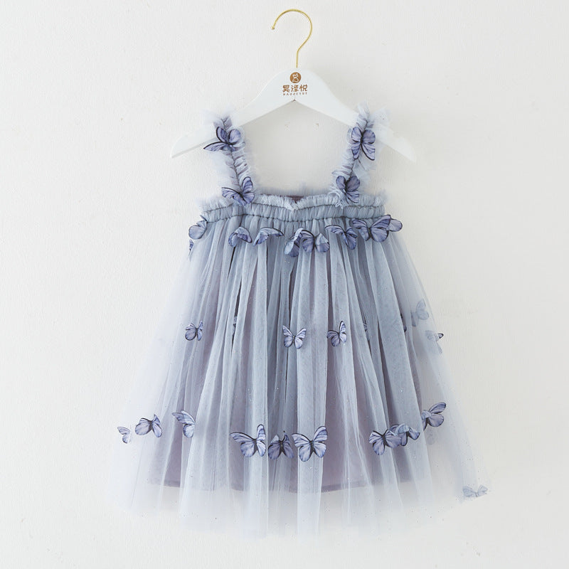 Butterfly & Flower Tulle Twirl Dress