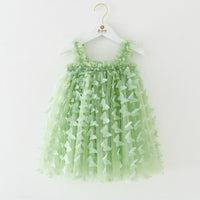 Butterfly & Flower Tulle Twirl Dress