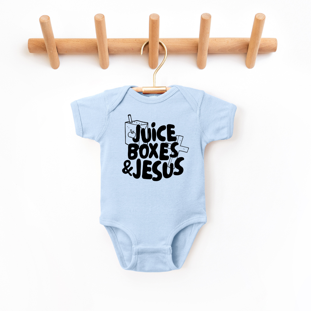 Juice Boxes & Jesus Infant Bodysuit