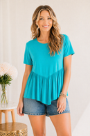 Lost Without You - Jade Peplum
