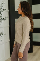 Make it Easy Textured Sweatshirt