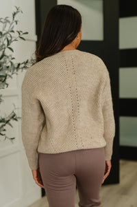 Make it Easy Textured Sweatshirt