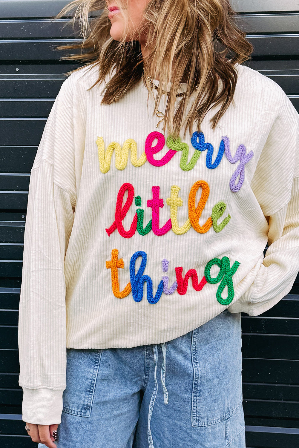Merry Little Thing Loose Sweatshirt
