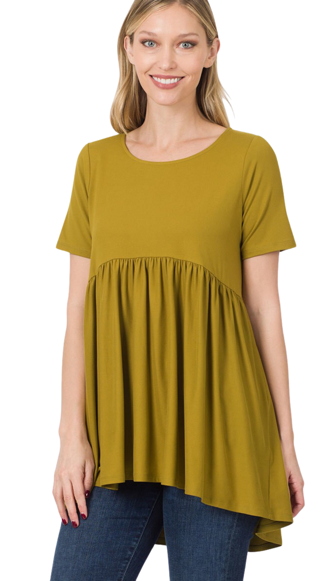 Modern Waist Shirring Top