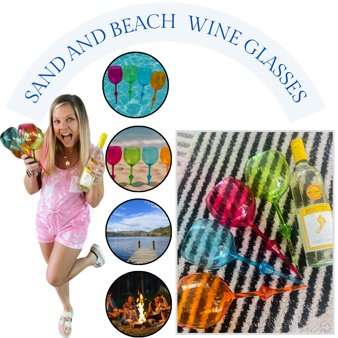 Floating Acrylic wine glass