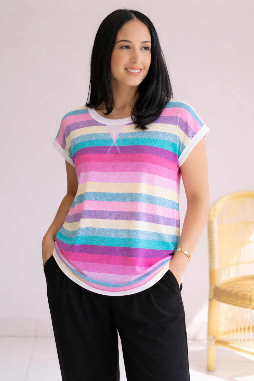 Rainbow Rays - Short Sleeve