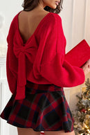 Bow Back Sweater
