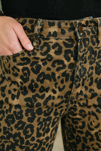 Roxy High Waist Bootcut Leopard Print