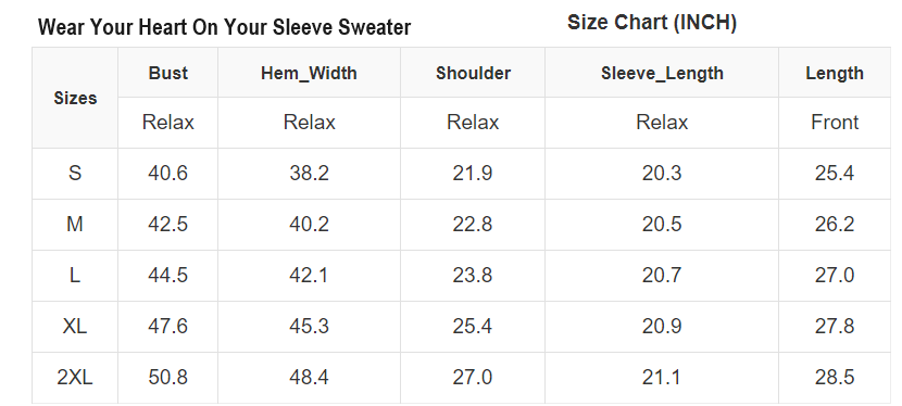 Wear Your Heart on Your Sleeve!