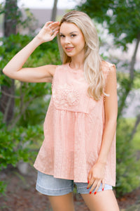 Melon Muse Embroidered Tank