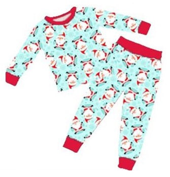 LITTLE SANTAS FAMILY MATCHING PJS