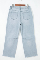 Football Sequin Patch Jeans