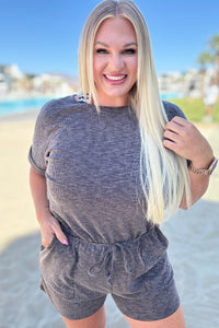 So Sure Short Sleeve Romper