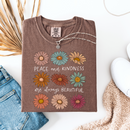 Peace and Kindness is Always Beautiful Graphic Tee