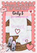 Mommy and Me Valentine's Sweetheart Sweater!
