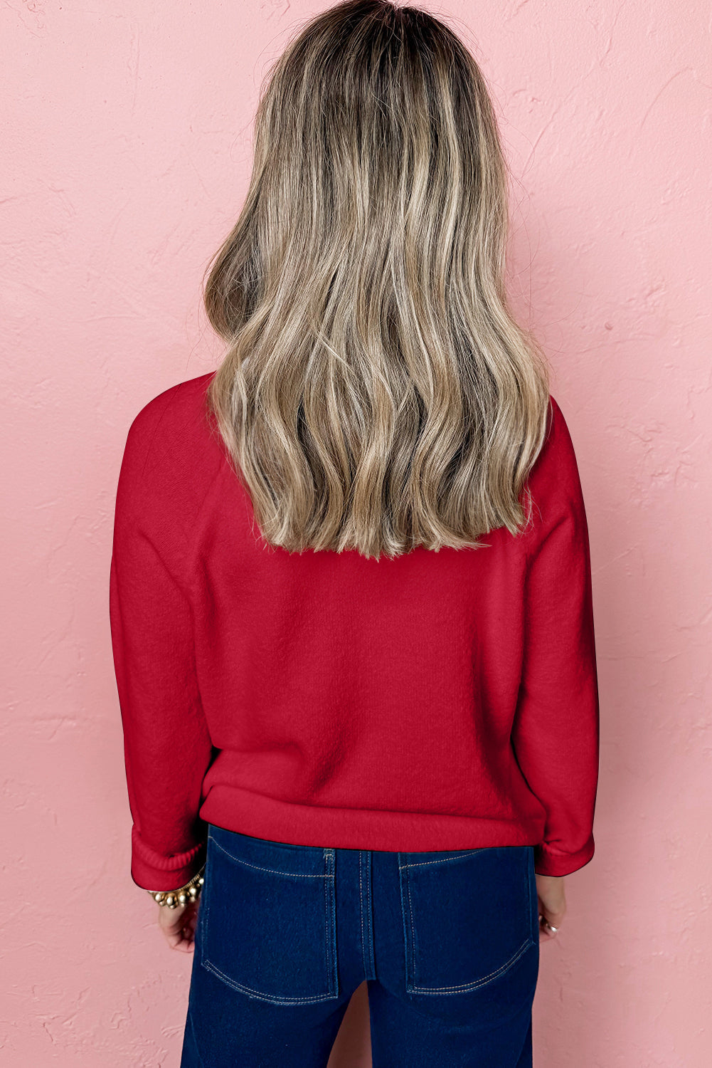 Christmas Raglan Sleeve Sweater