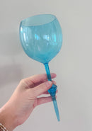 Floating Acrylic wine glass