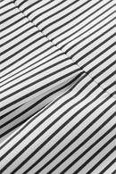 Black Striped Casual Blouse