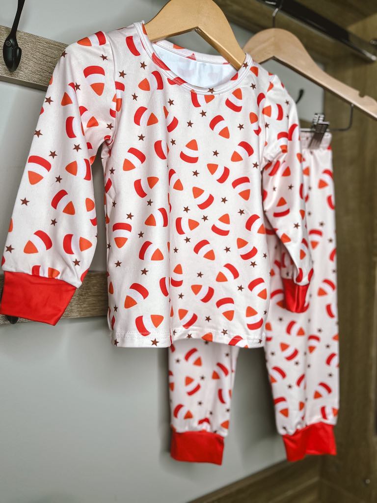 Candy corn pjs