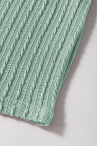 Sleet Solid Color Textured Flutter Sleeve Top