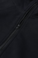Half Zip Thumbhole Sleeve Sweatshirt