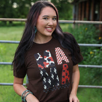 FestiviTees Women - Apparel - Shirts - T-Shirts Western Mama Block Letter Tee Soft Graphic Tee
