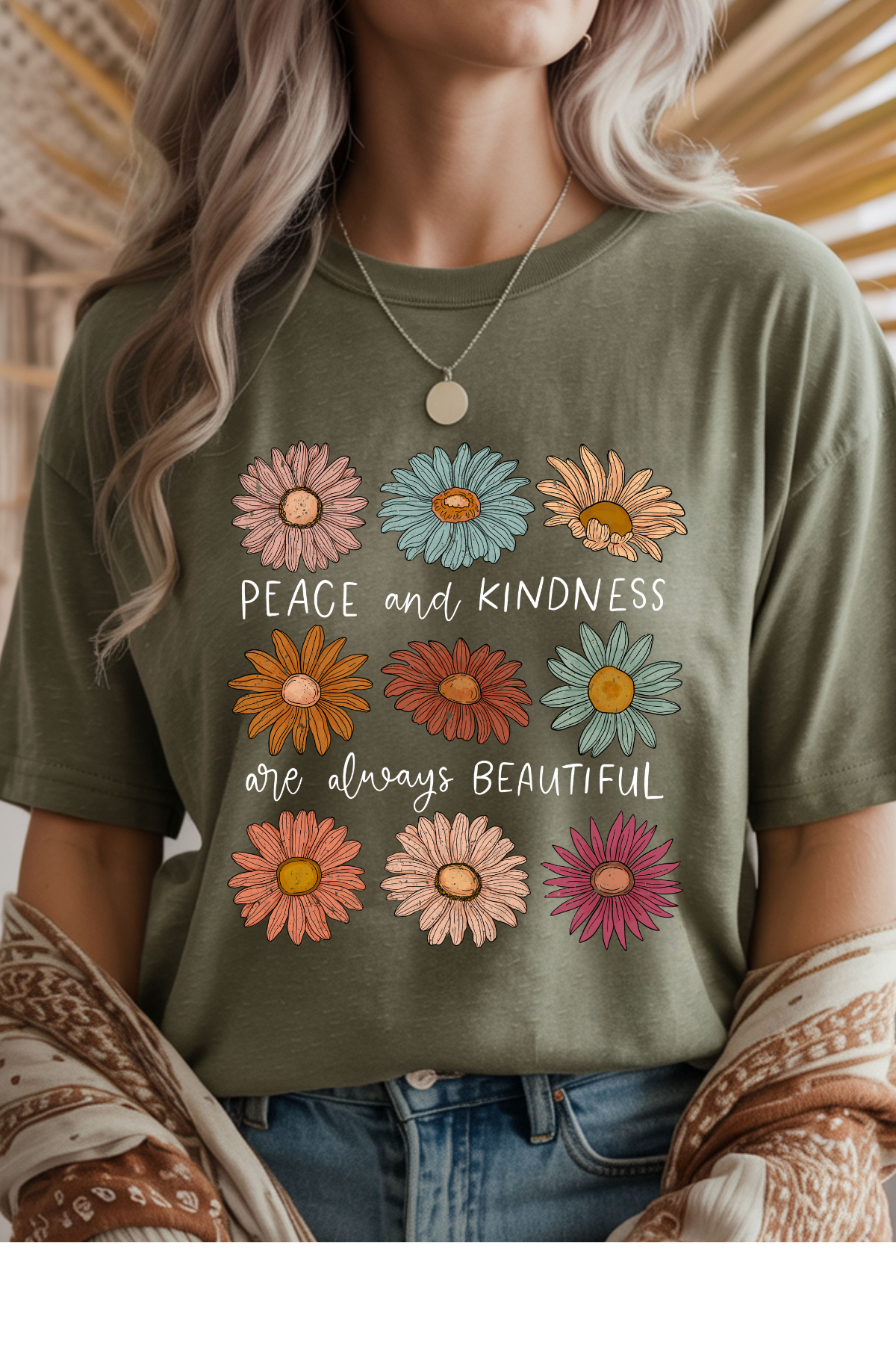 Peace & Kindness Graphic Tee