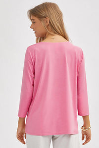 Dear Scarlett Signature Classic Round Neck Top