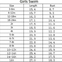 Retro Boys and Girls Swim