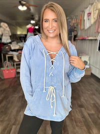 The Harlow Tie Hoodie