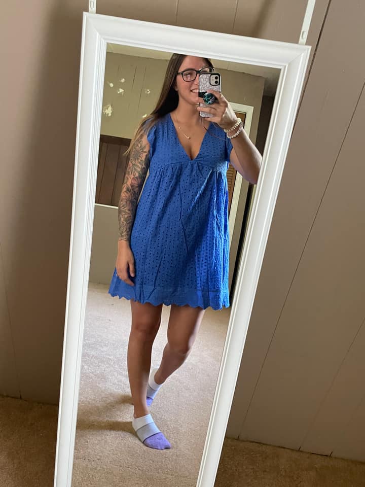 lace with shorts  Dress