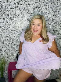 lace with shorts  Dress