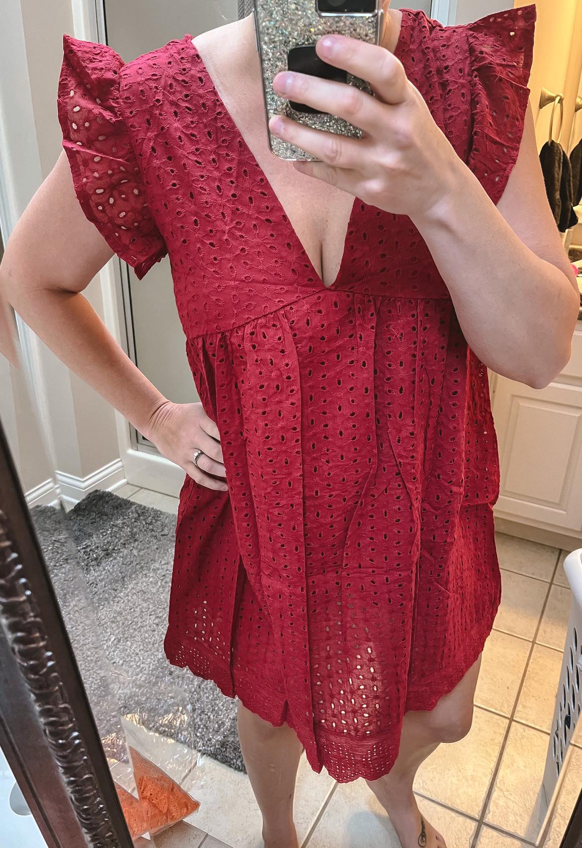 lace with shorts  Dress