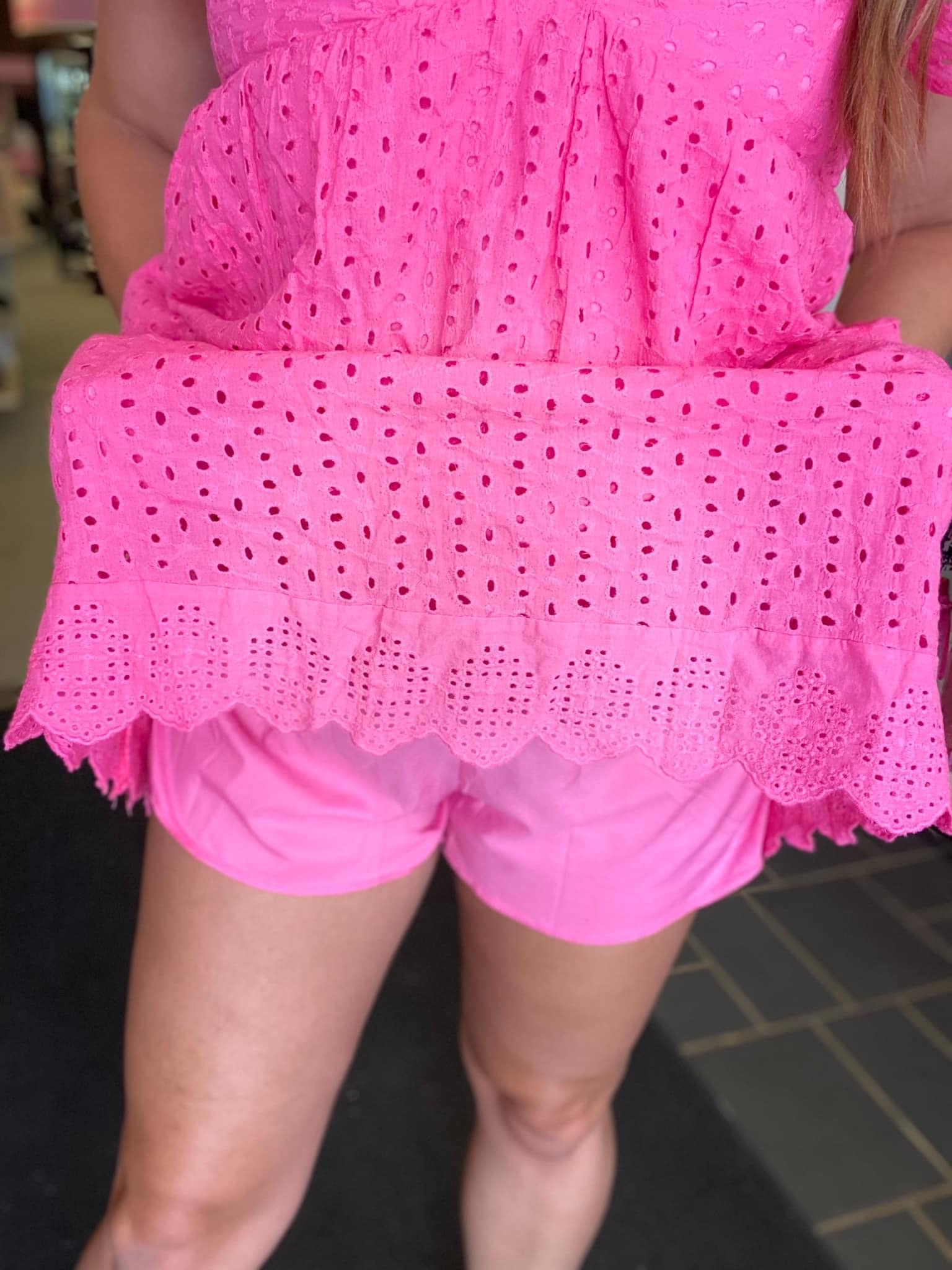 lace with shorts  Dress