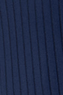 Basic Bae Full Size Ribbed Round Neck Slit Knit Top - The Sapphire Star