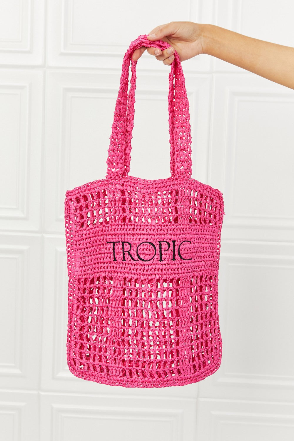 Fame Tropic Babe Staw Tote Bag - The Sapphire Star