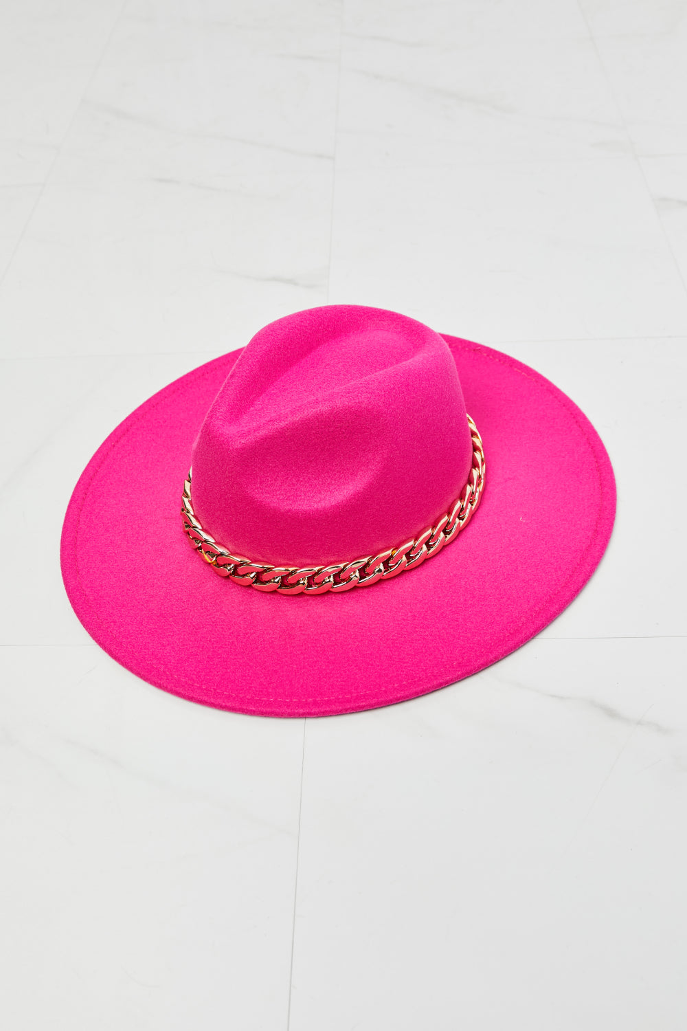 Fame Keep Your Promise Fedora Hat in Pink - The Sapphire Star