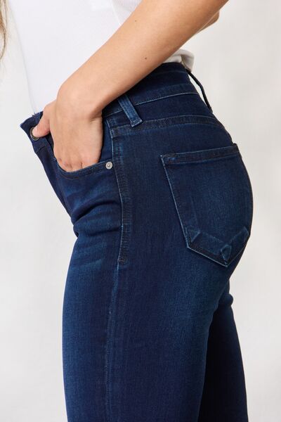 Kancan Full Size Mid Rise Flare Jeans - The Sapphire Star