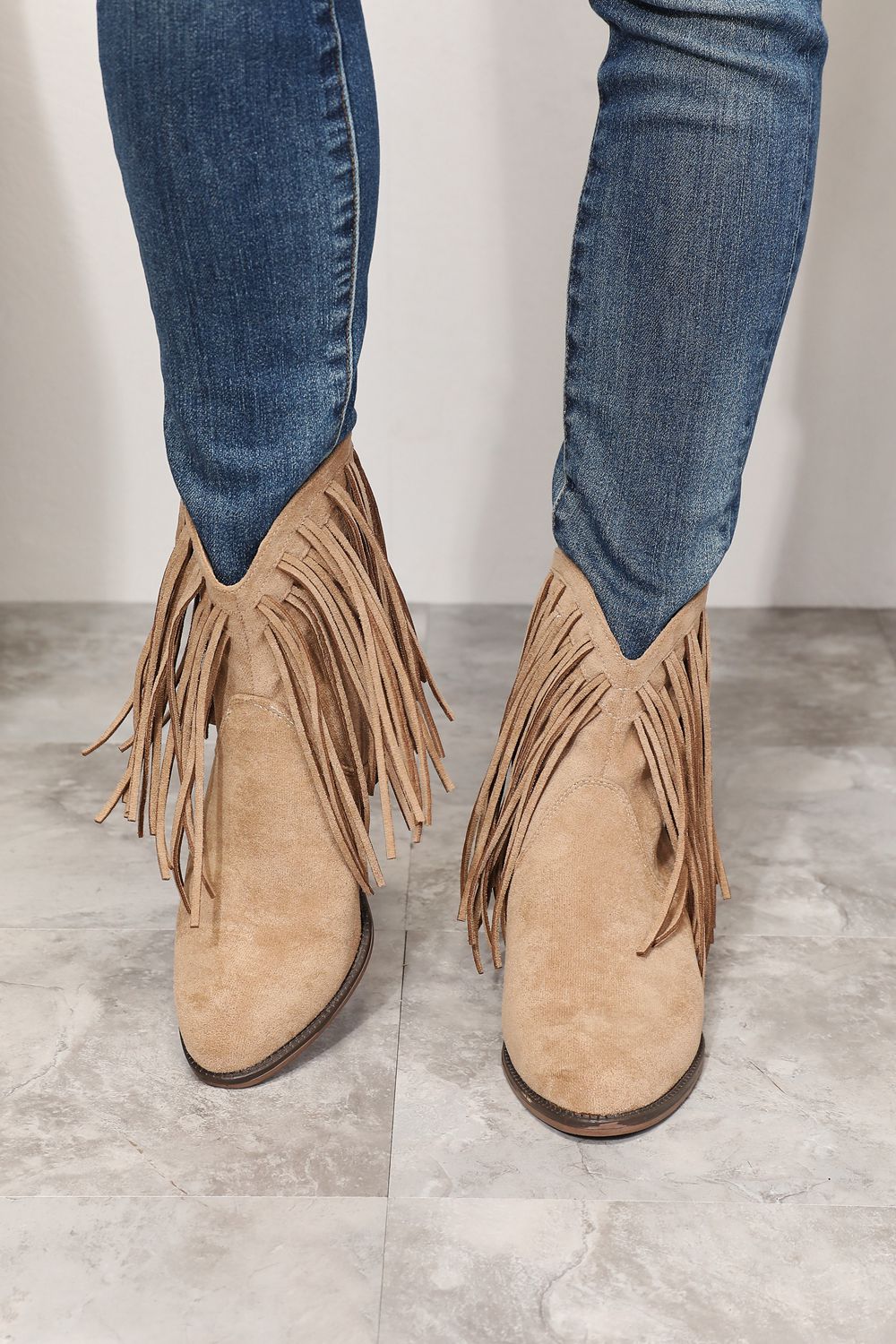 Legend Women's Fringe Cowboy Western Ankle Boots - The Sapphire Star