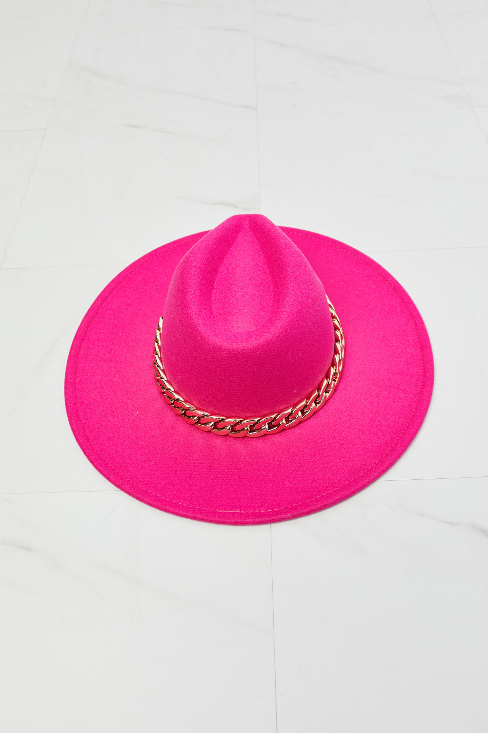 Fame Keep Your Promise Fedora Hat in Pink - The Sapphire Star