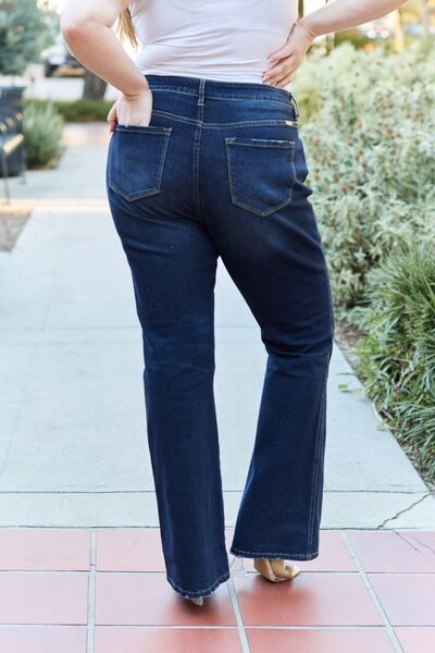 Kancan Full Size Slim Bootcut Jeans - The Sapphire Star