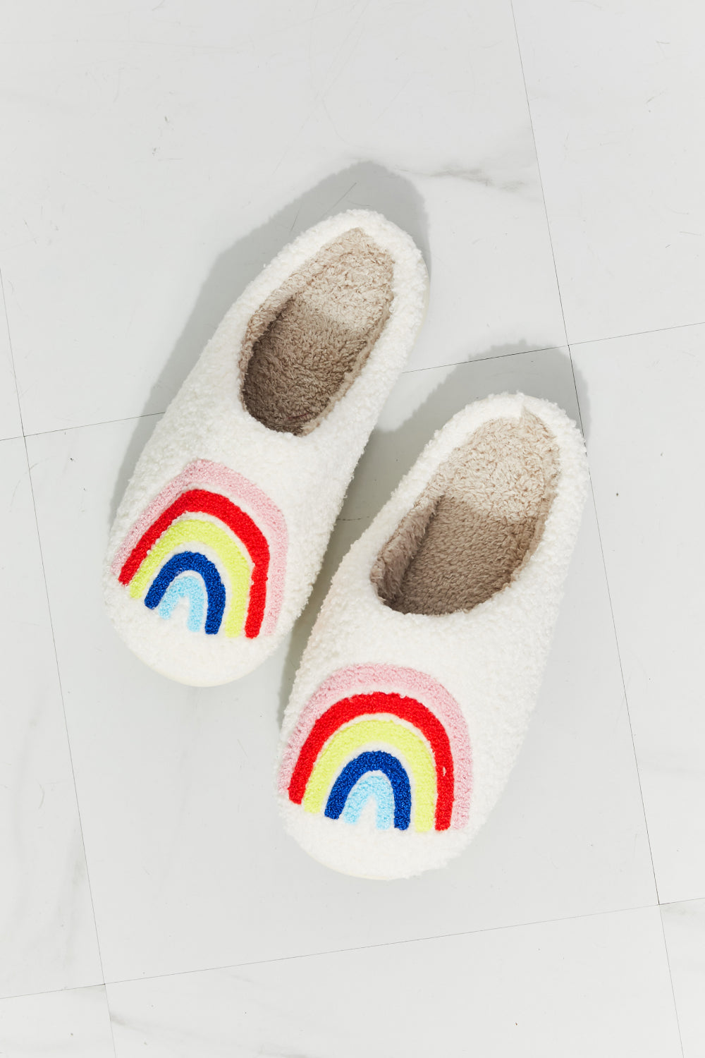 MMShoes Rainbow Plush Slipper - The Sapphire Star