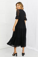 P & Rose Lovely Lace Full Size Tiered Dress - The Sapphire Star