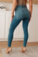 Bryant High Rise Thermal Skinny Jean - The Sapphire Star