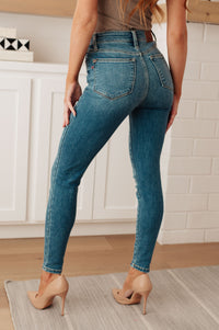 Bryant High Rise Thermal Skinny Jean - The Sapphire Star