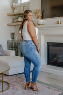 Catherine Mid Rise Vintage Skinny Jeans - The Sapphire Star