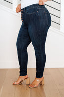Celecia High Waist Hand Sanded Resin Skinny Jeans - The Sapphire Star