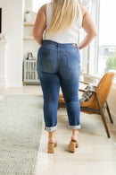 Judy Blue Colt High Rise Button Fly Distressed Boyfriend Jeans - The Sapphire Star